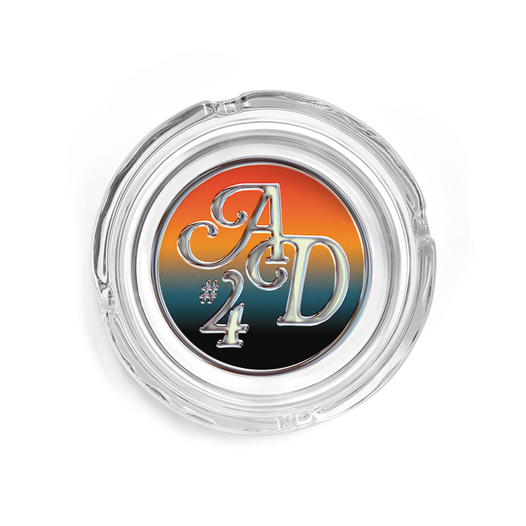 Afternoon Delight #4 Badge Glass Ash Tray - 34143952109722