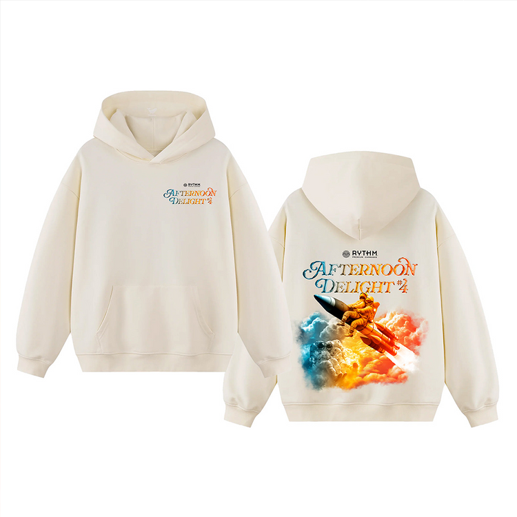 Afternoon Delight #4 Rocket Hoodie - 34143822610586
