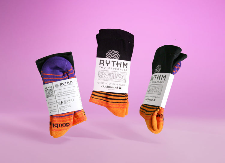 Rythm Beverage x Doublesoul Socks - Sativa - 35654773047450