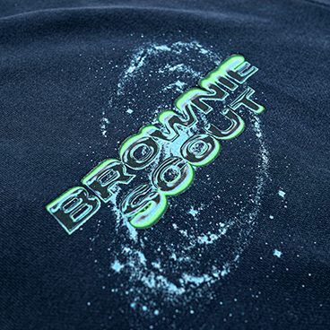 Brownie Scout Space Crewneck - 35593790161050