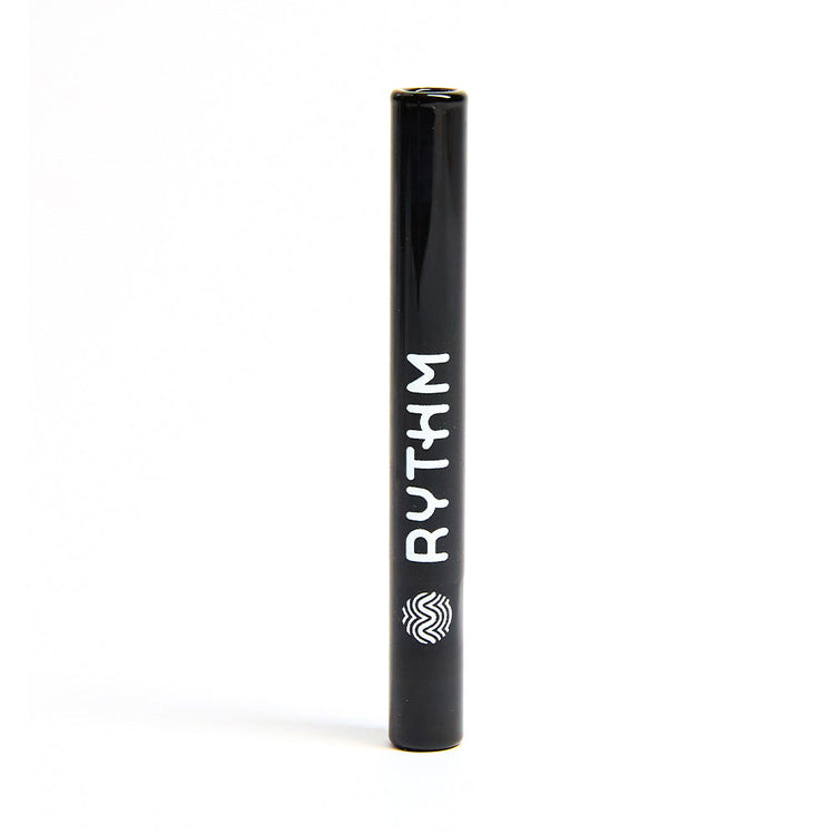 Rythm Black Glass Chillum RYTHM Rythm Black Glass Chillum RYTHM