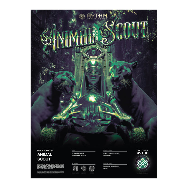 Animal Scout - Scout Throne 18x24" Foil Poster - 36964760158362